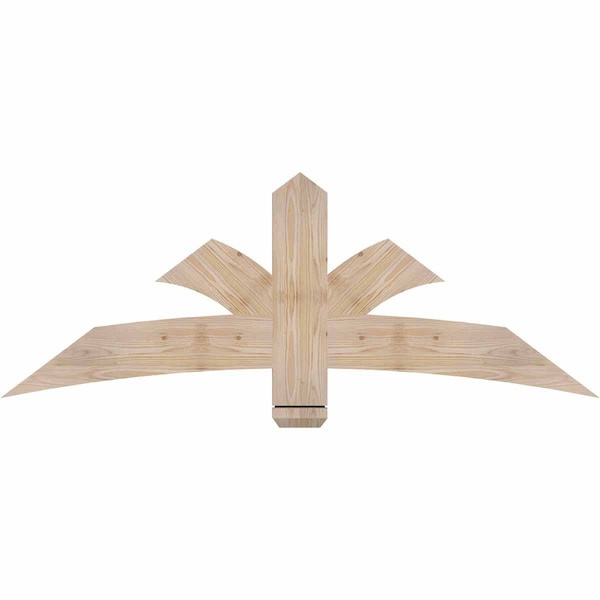 Ekena Millwork Davenport Smooth Timber Gable Bracket, Douglas Fir, 60"W x 22"H x 1 1/2"D x 5 1/2"F, 9/12 Pitch GBW060X22X0206DAV00SDF - main